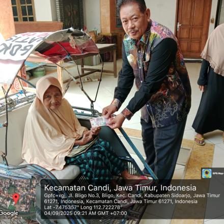 PENYALURAN BANTUAN LANGSUNG TUNAI (BLT) DANA DESA TAHAP 3 JULI-SEP 2025 KEPADA 38 KPM DI DESA BLIGO